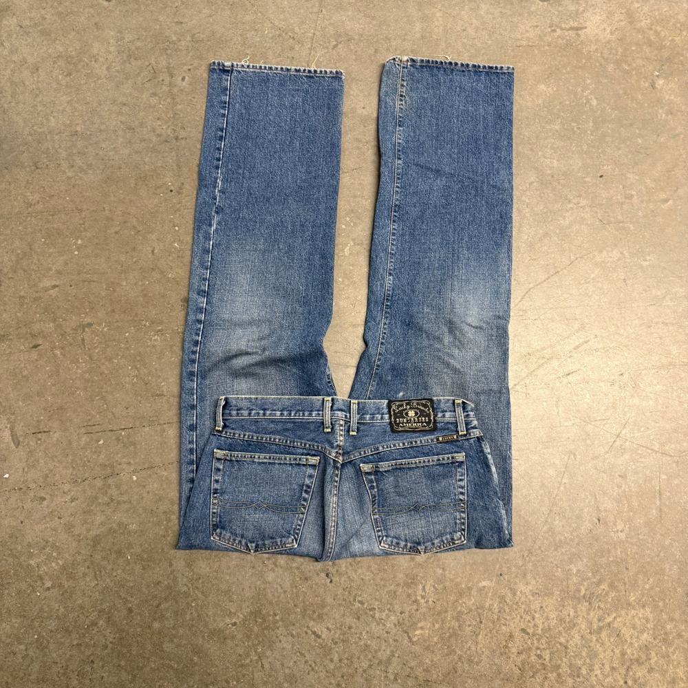 Lucky‎ Brand Dungarees Mens 34 Straight Leg Jeans Blue Medium Wash Made in USA